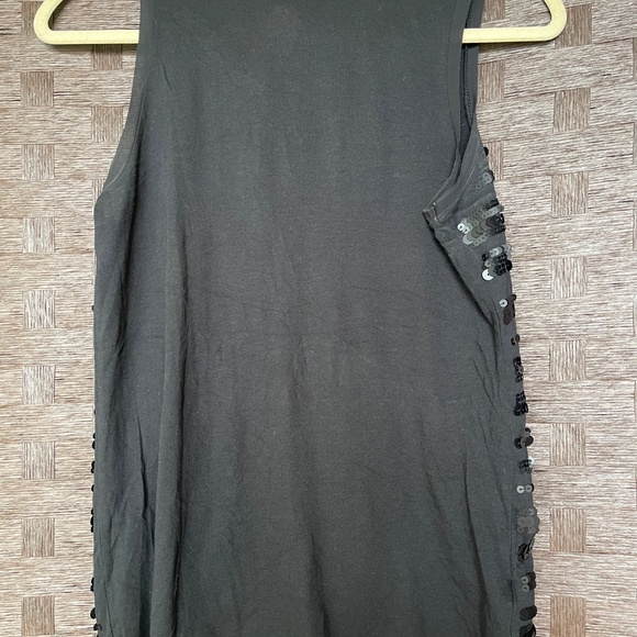 Ann Taylor Black Sequin Tank Top – Size S--NWT - Picture 5 of 7